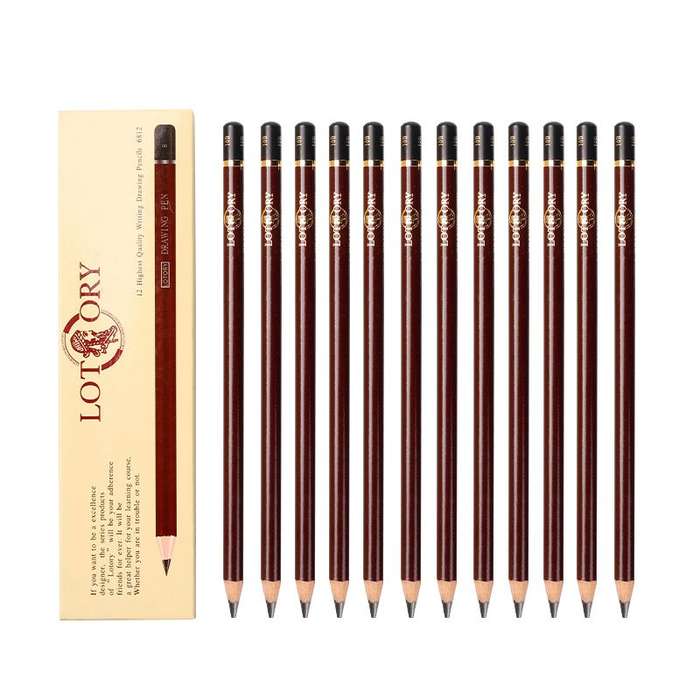 12 Drawing Pencils Art Sketching Pencils Professional Sketch Pencils Set