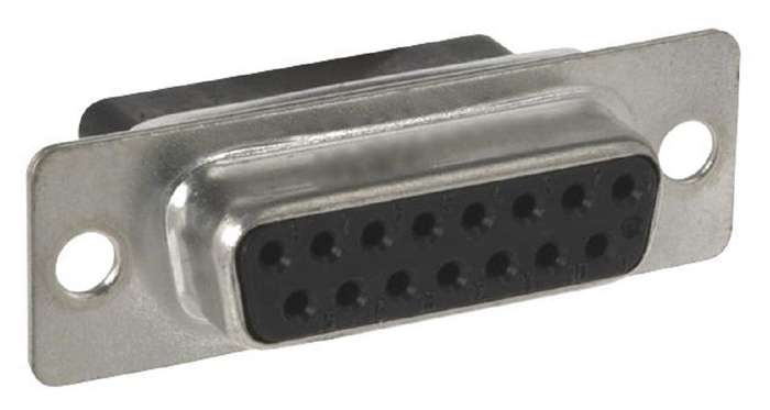 Amp (164532-4) D Sub Connector Housing, 15 Ways, D Sub