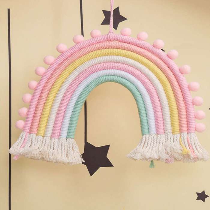 Wall-Hanging DIY Craft Kit Rainbow Wall Dcor