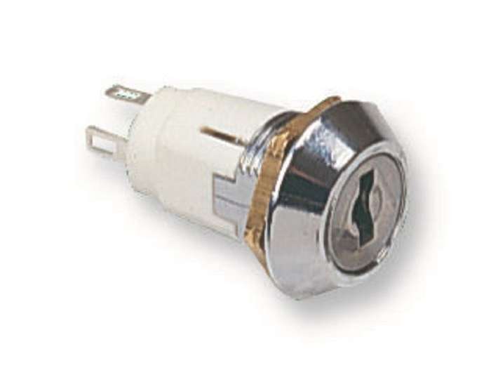 Lorlin (SRL-5-M-D-2) Keylock Switch, DPDT, SRL, 2 Position, Solder, 1 A