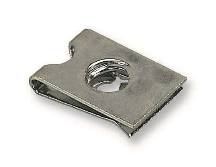 TR Fastenings (N6 - UNST- Z100) Nut, Captive, #6