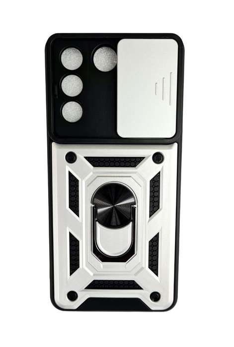 Shockproof Case with Sliding Camera Protection for Vivo V27E