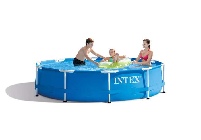 4m INTEX Pool - Metal Frame - With Pump