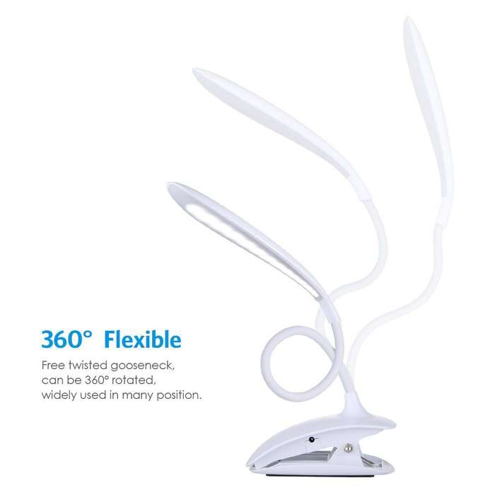 LED book reading light white