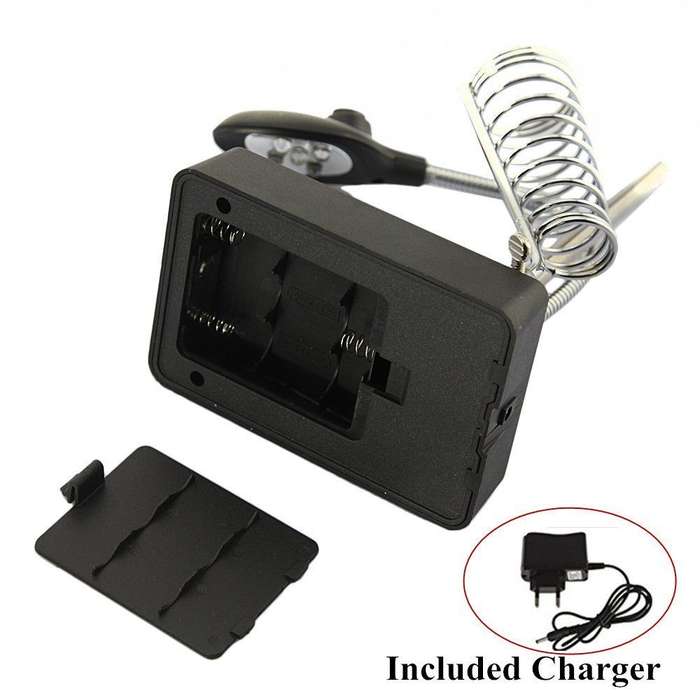 Magnifying Glasses Auxiliary Stand with LED lights