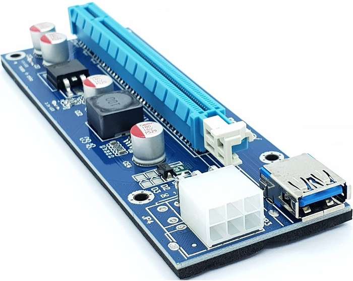 Baobab PCI-E Express 1x to 16x Riser Card for Mining