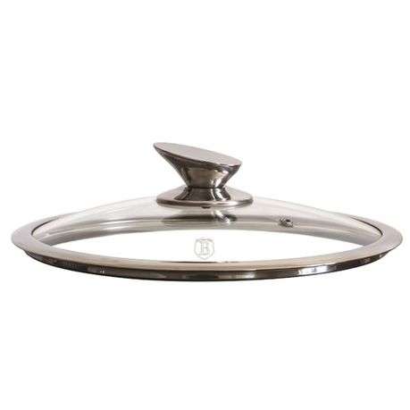 Berlinger Haus - 24 cm Marble Coating Metallic Line Casserole  Lid - (DISPLAY MODEL)