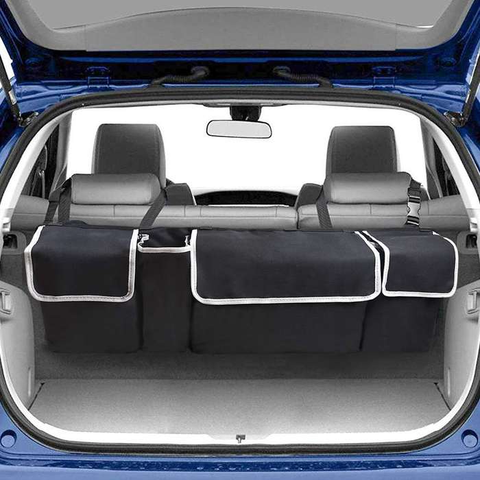 High Capacity Seat Back Bag Universal Multiuse Car Trunk Organizer