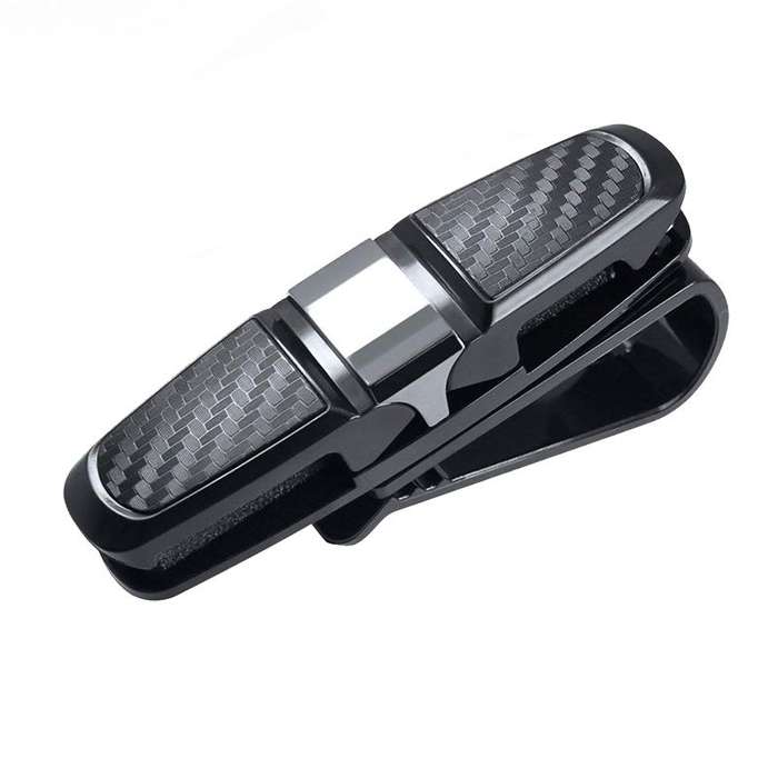 DHAO-Glasses Holders for Car Sun Visor Glasses Mount with Ticket Card Clip