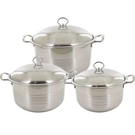 6 Piece Stainless Steel High Quality Cookware