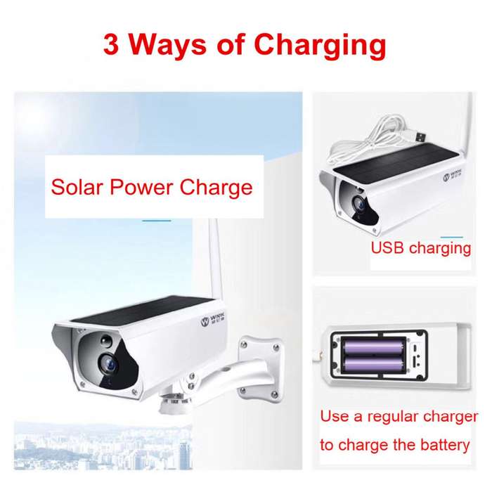 Solar Powered IP Wifi CCTV Security Camera