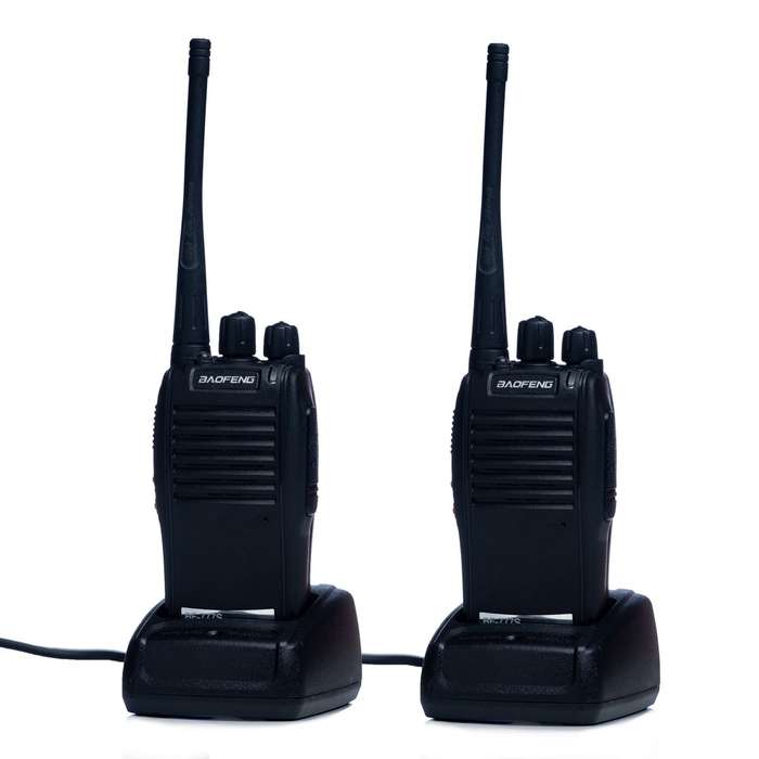 Bao Feng Walkie Talkie Set of Two 5km Range Navigation Radio BF-777S
