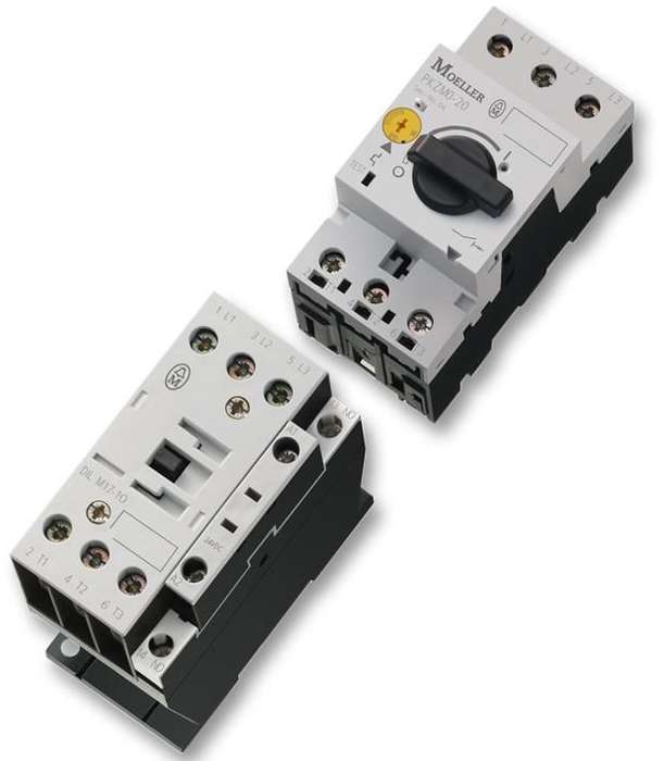 Contactor, DIN Rail, Panel, 690 VAC, 3PST-NO, 3 Pole, 11 kW