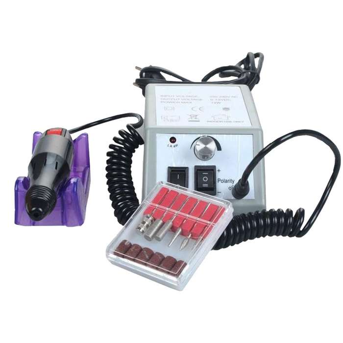 Professional Manicure Pedicure Machine Kit Set - Black