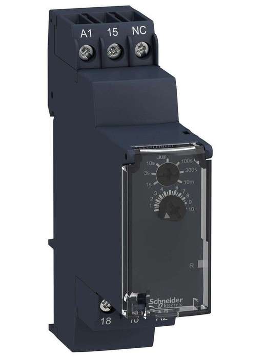 Schnieder, Time Delay Relay, 0.05 s, 10 min, Zelio Time RE22, SPDT, 5 A