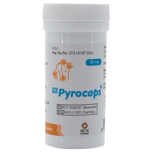 PYROCAPS 20MG 30 CAPSULES