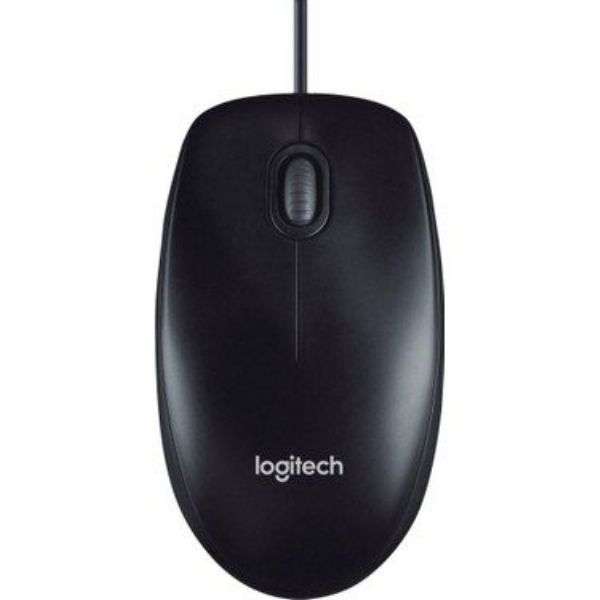 Logitech M100 Corded Mouse - Black