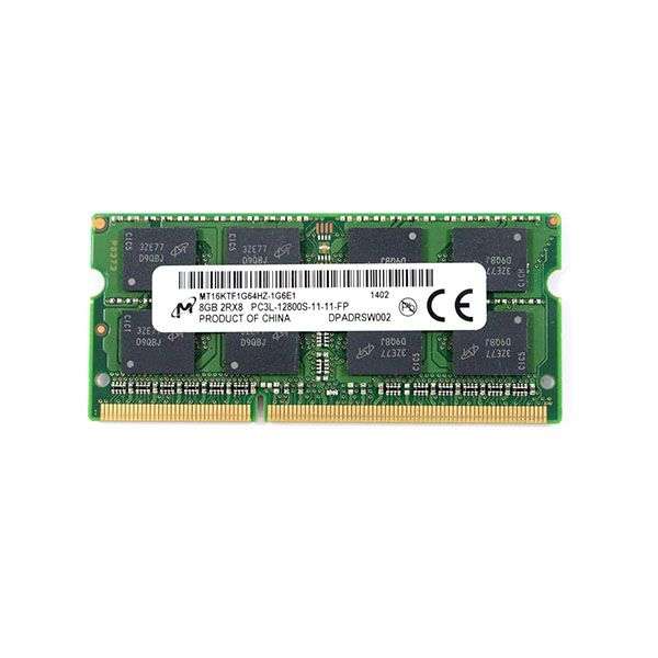 Micron MT16KTF1G64HZ-1G6 8GB DDR3-1600 Sodimm PC3L-12800S-11-11-FP 2Rx8 Laptop Memory