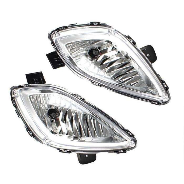 Front Bumper Fog Lights Driving Lamps For Hyundai Elantra 2011-2013 Pair