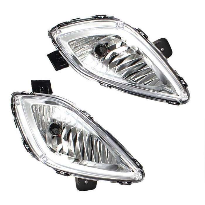 Front Bumper Fog Lights Driving Lamps For Hyundai Elantra 2011-2013 Pair