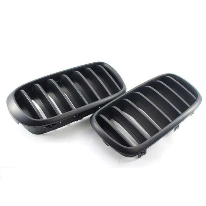 Matte Black M Sport Front Kidney Grill Grille Fit For BMW X5 F15 15-17 SUV Pair