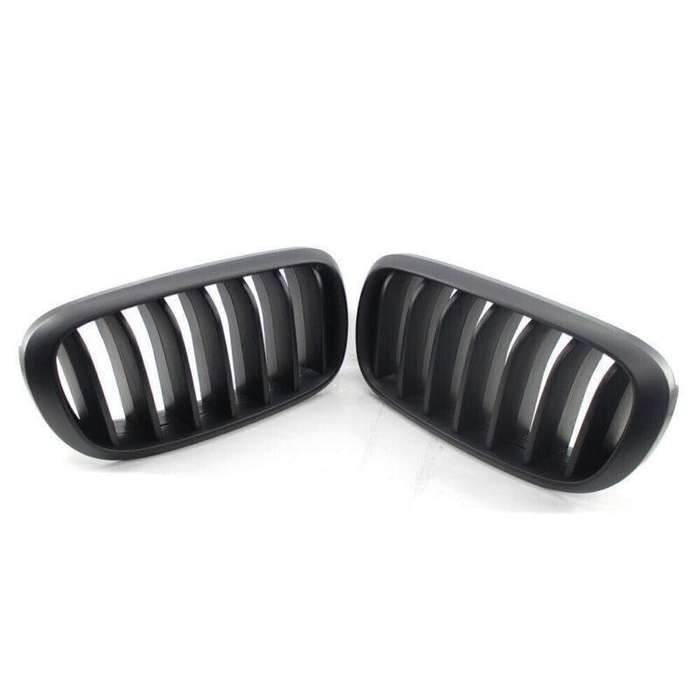 Matte Black M Sport Front Kidney Grill Grille Fit For BMW X5 F15 15-17 SUV Pair