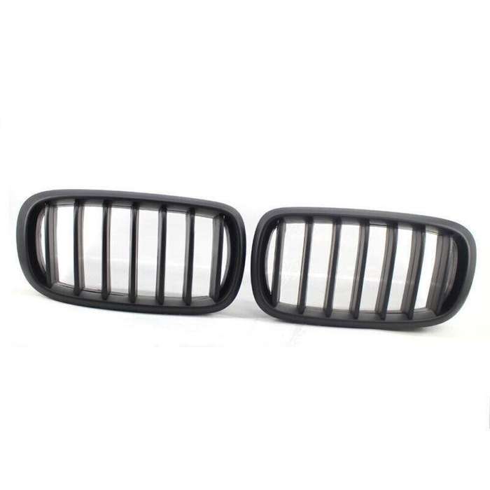 Matte Black M Sport Front Kidney Grill Grille Fit For BMW X5 F15 15-17 SUV Pair