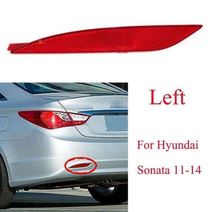 For Hyundai Sonata Sedan 2011-2014 Left Side Rear Bumper Reflector Light Cover