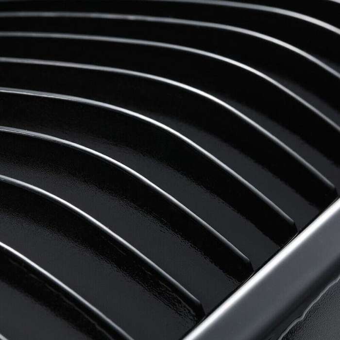 2X/Set Front Grille Shiny Black Fit for BMW E92 E93 10-15 Facelift Mesh Grill