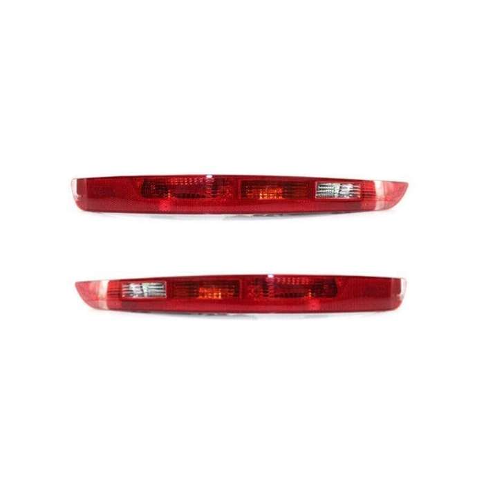 2x Car Rear Bumper Reflector Lights W/5 Bulbs For Audi Q5 2009-2017 US Version