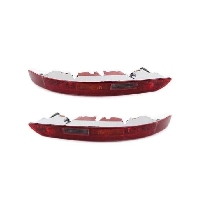 2x Car Rear Bumper Reflector Lights W/5 Bulbs For Audi Q5 2009-2017 US Version