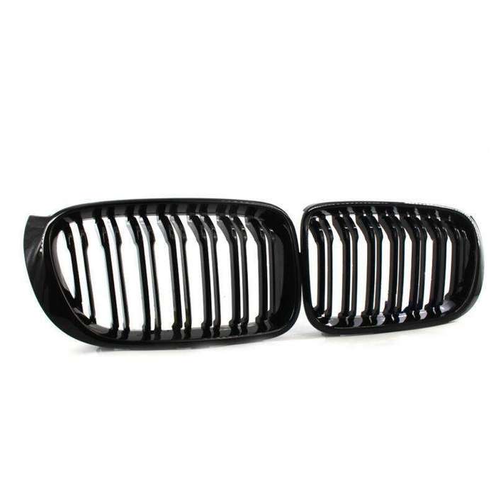 GLOSS BLACK Front Hood Grille Fit FOR BMW F25LCI X3 F26 X4 15-17 Twin Line