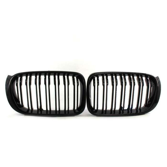 GLOSS BLACK Front Hood Grille Fit FOR BMW F25LCI X3 F26 X4 15-17 Twin Line