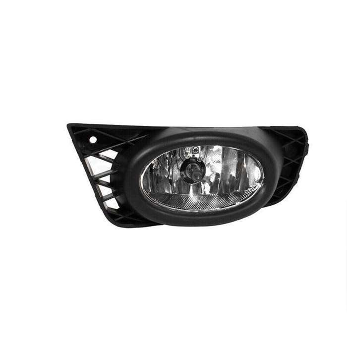 Front Bumper Fog Lights Lamp Black Cover For Honda Civic 4DOOR 2009-2011 Pair