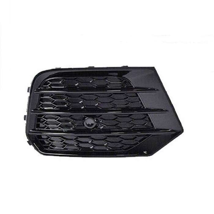 Front Bumper Fog Light Grille Cover For Audi Q3 2016-2018 Right Side Black