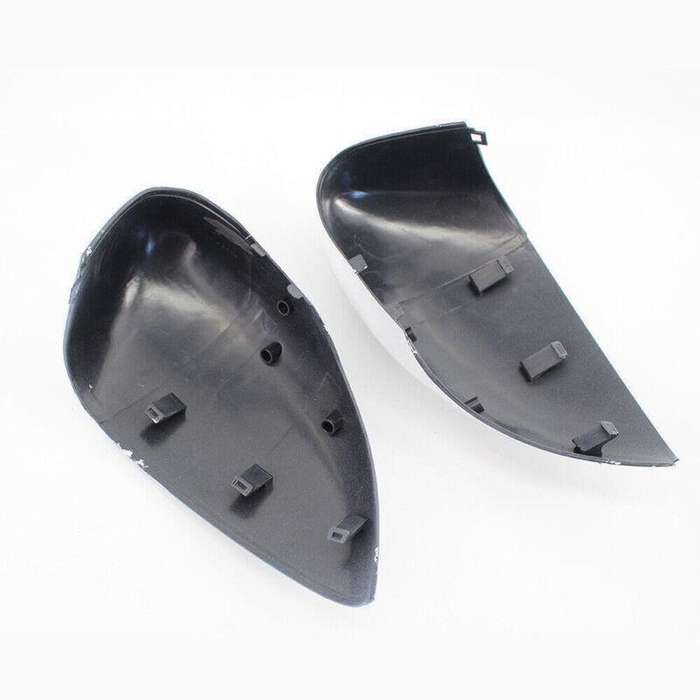 White Look Wing Door Rearview Mirror Cover Fit for Ford Fiesta MK7 09-2015