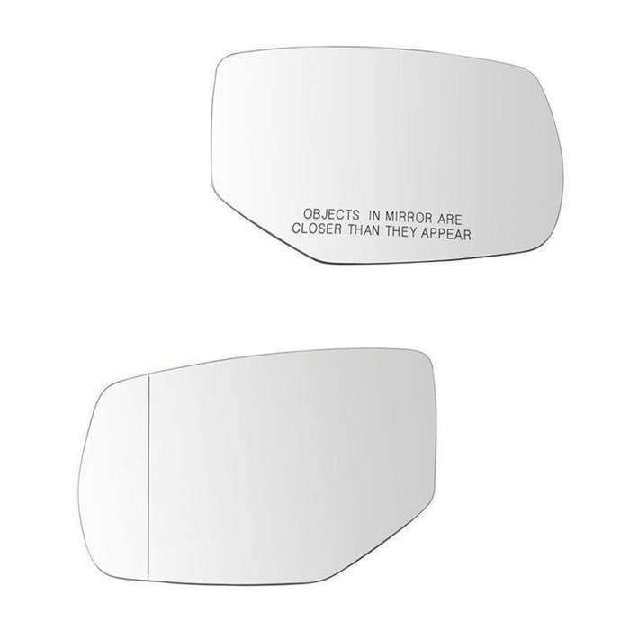 Exterior Wing Mirror Glass With Backing Plate For Honda Accord 2013-2017 Pair