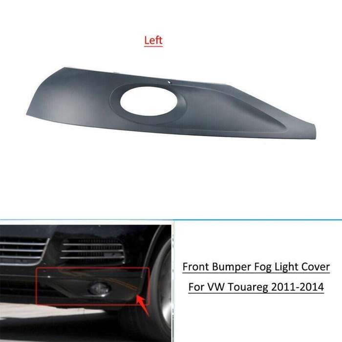 Car Front Bumper Fog Light Grille Cover Bezel For VW Touareg 2011-2014 Left