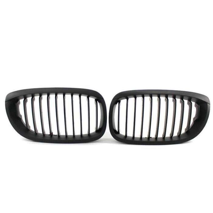 Pair of Matte Black Sport Grille For BMW E46 LCI Facelift Coupe Cabriolet 03-06