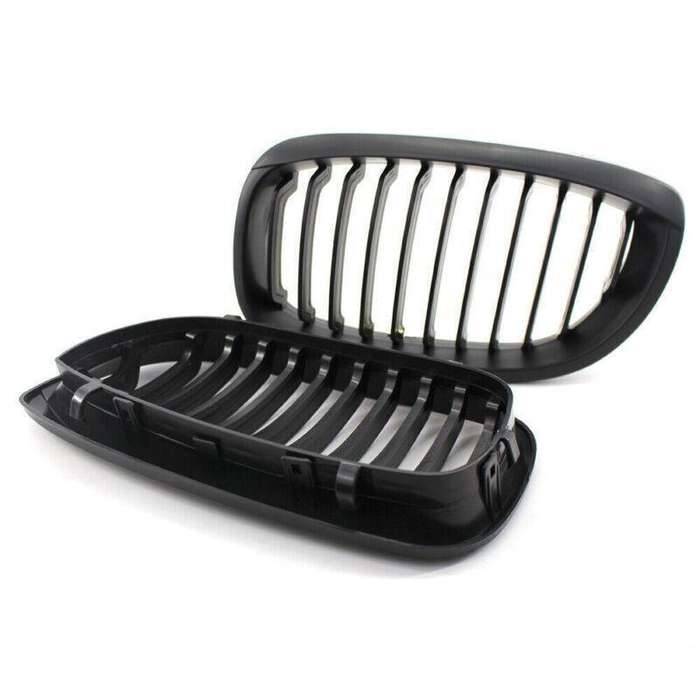Pair of Matte Black Sport Grille For BMW E46 LCI Facelift Coupe Cabriolet 03-06