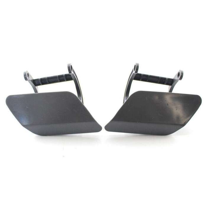 Pair Front Bumper Headlight Washer Cover Cap For BMW 7 Series F01 F02 2013-2015