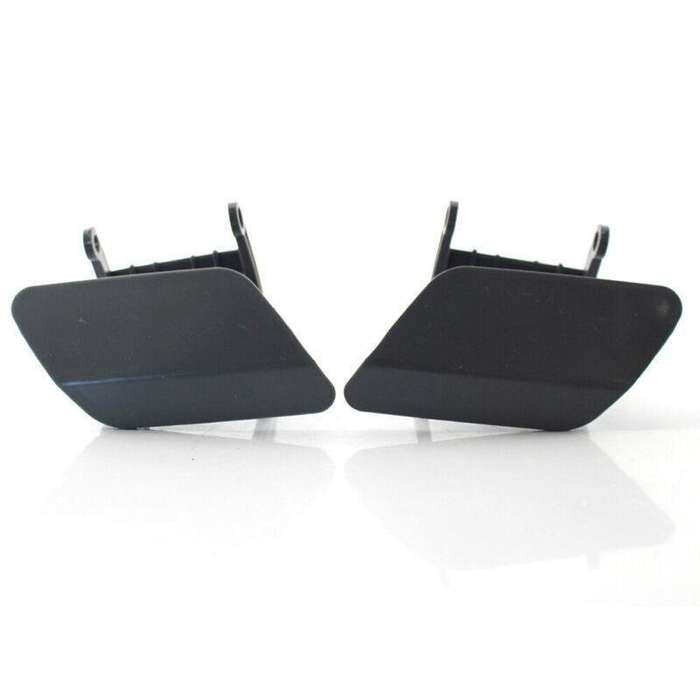Pair Front Bumper Headlight Washer Cover Cap For BMW 7 Series F01 F02 2013-2015
