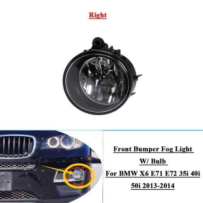 Front Bumper Fog Light For BMW X6 E71 E72 35i 40i 50i 2013-14 Right 63177311350