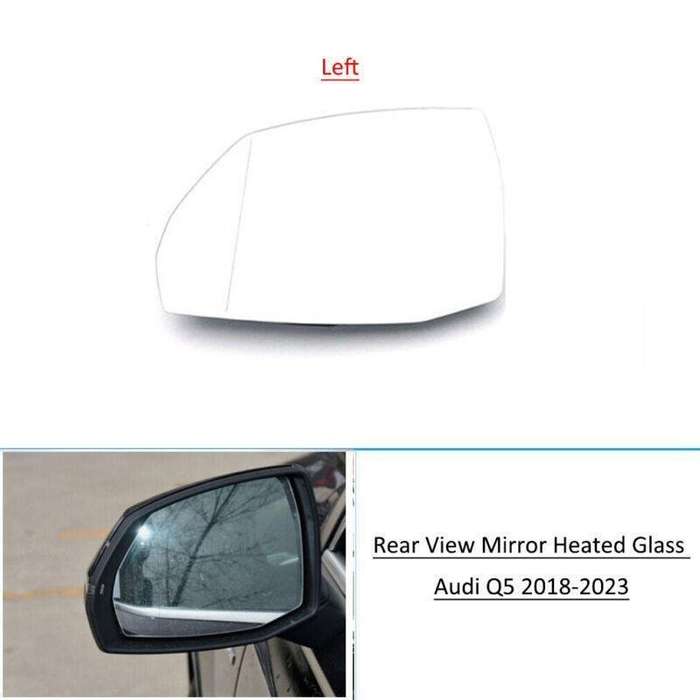 Mirror Glass Heated For Audi Q5 2018-2023 Q7 2017-2023 Left Side