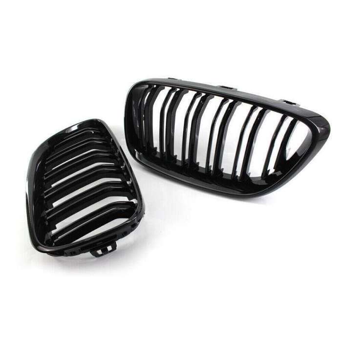 M Style Gloss Black Front Grille Kit Dual Line for BMW F23 2014+ Coupe 220i 228i