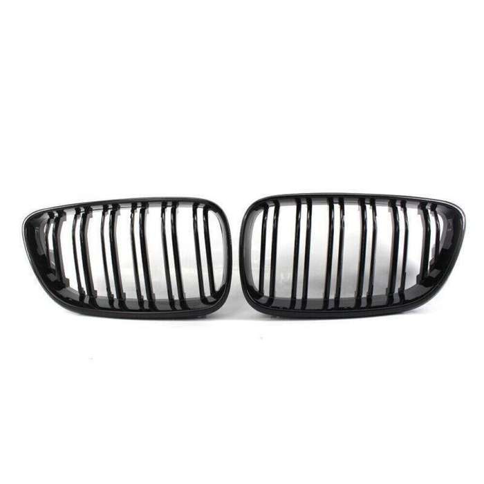 M Style Gloss Black Front Grille Kit Dual Line for BMW F23 2014+ Coupe 220i 228i