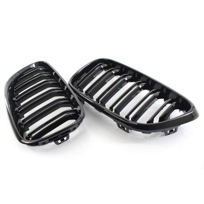M Style Gloss Black Front Grille Kit Dual Line for BMW F23 2014+ Coupe 220i 228i