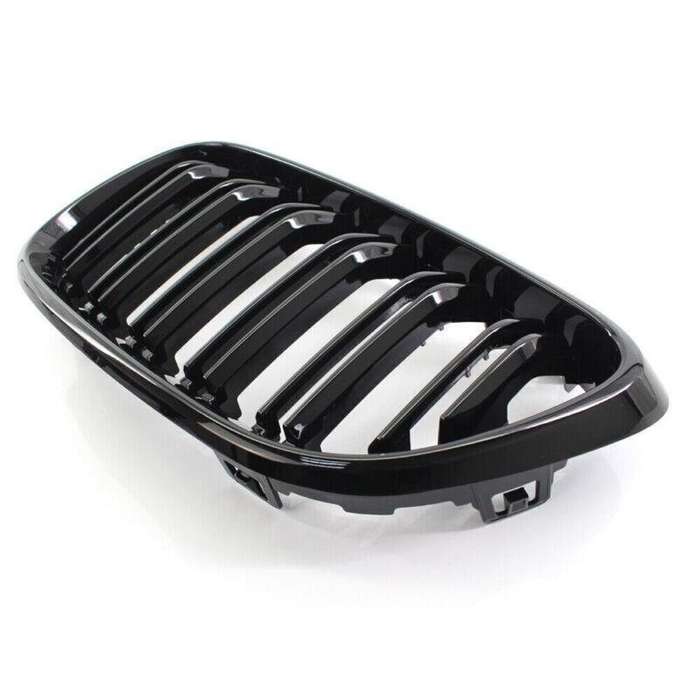 M Style Gloss Black Front Grille Kit Dual Line for BMW F23 2014+ Coupe 220i 228i