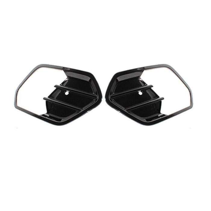 Pair Front Bumper Fog Light Cover Trim Bezel For Ford Escape Guga 2017-2019