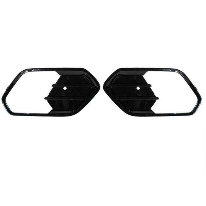 Pair Front Bumper Fog Light Cover Trim Bezel For Ford Escape Guga 2017-2019